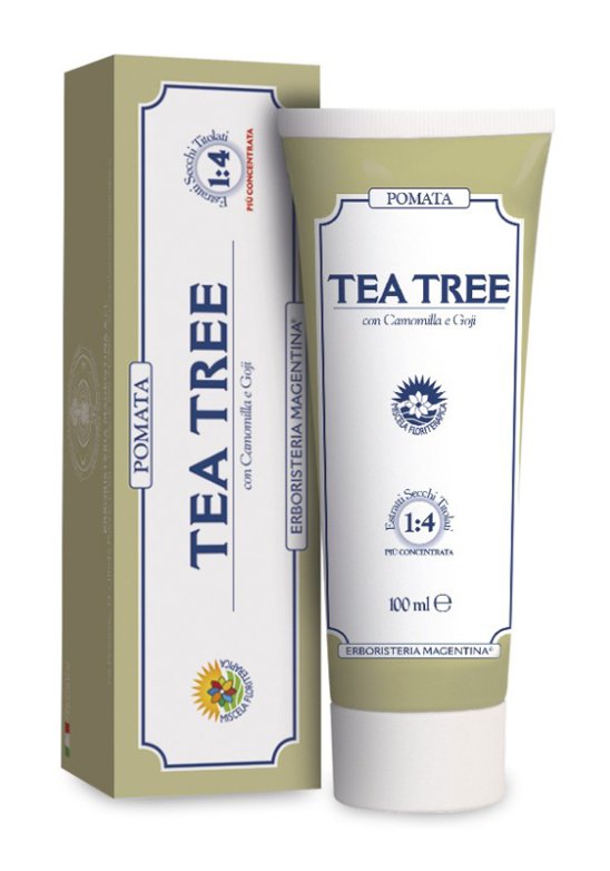 TEA TREE POMATA 100 mL crema protettiva pelle secca