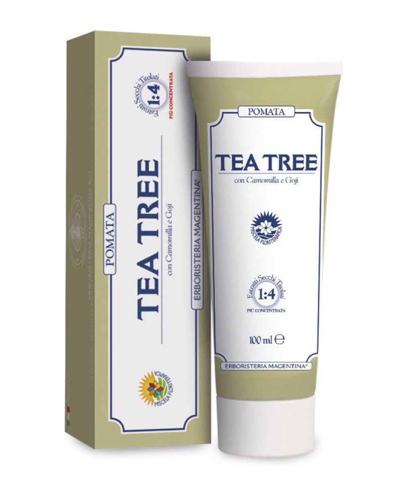 TEA TREE POMATA 100 mL crema protettiva pelle secca