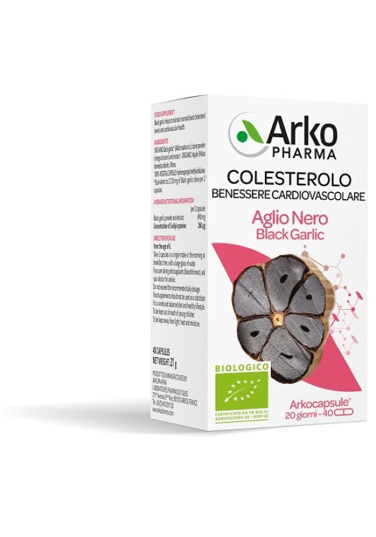 ARKOCPS AGLIO NERO BIO 40CPS ARKOCPS AGLIO NERO BIO 40CPS