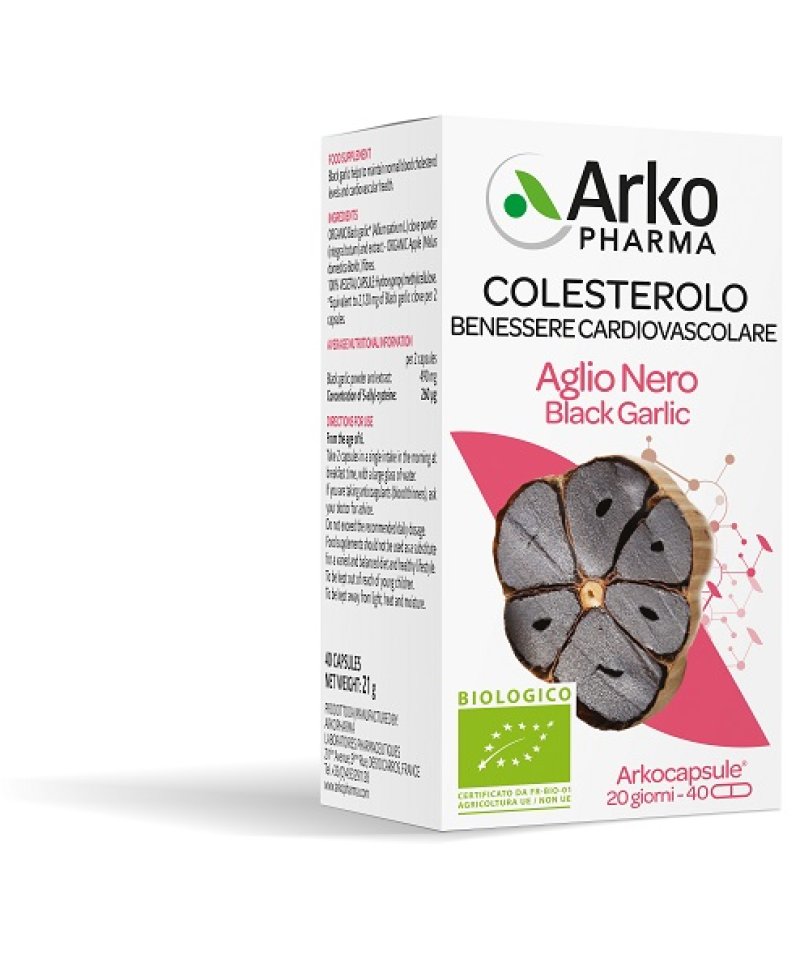 ARKOCPS AGLIO NERO BIO 40CPS ARKOCPS AGLIO NERO BIO 40CPS