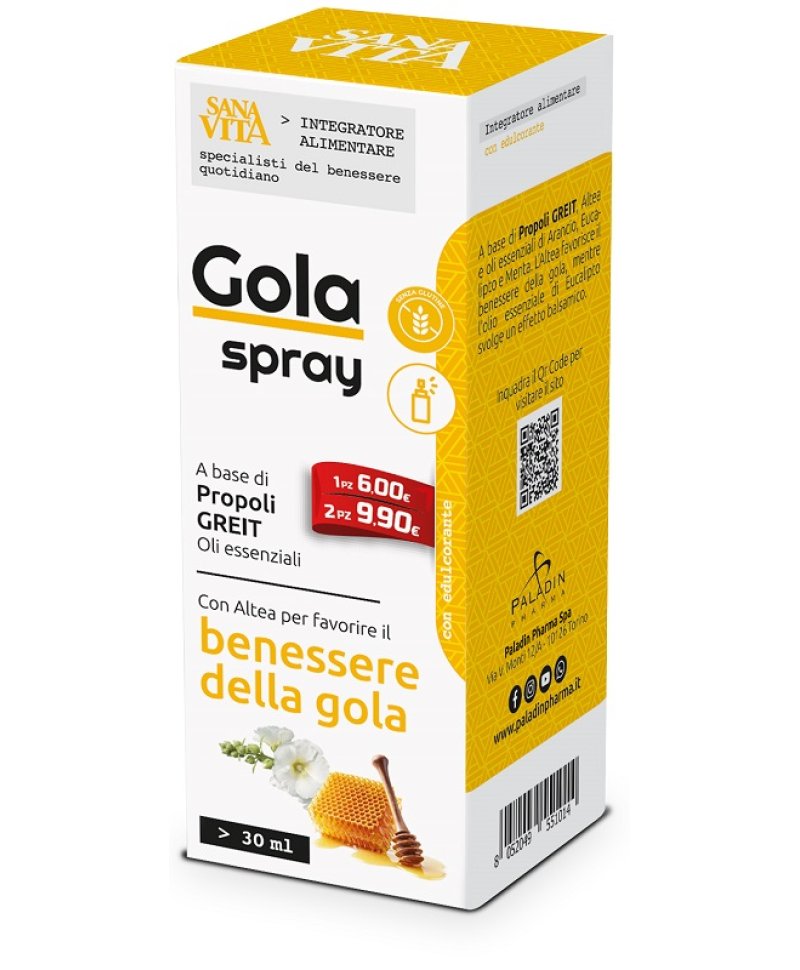 SANAVITA GOLA SPRAY 30ML SANAVITA GOLA SPRAY 30ML