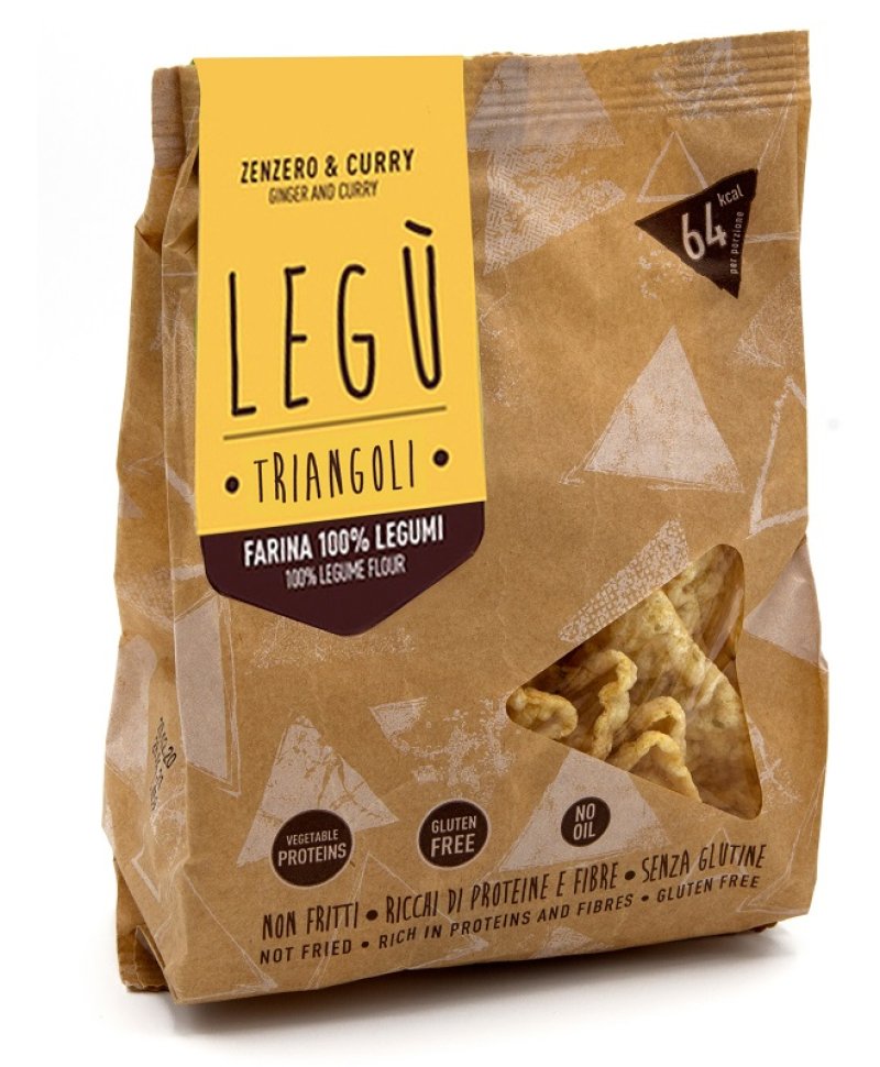 LEGU' SNACK ZENZERO/CURRY 40G