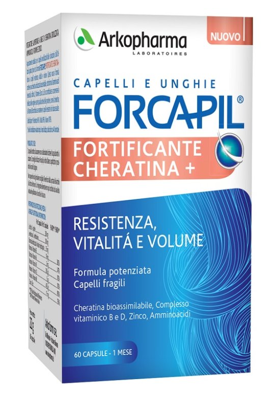 FORCAPIL FORTIFICANTE  CAPELLI CHERATINA+ 60 COMPRESSE trattamento per un mese