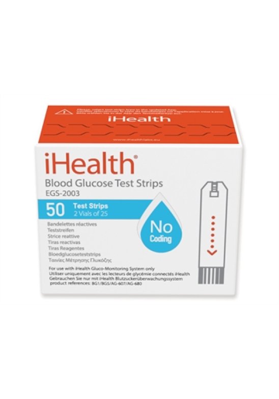 STRISCE GLICEMIA IHEALTH 50PZ STRISCE GLICEMIA IHEALTH 50PZ