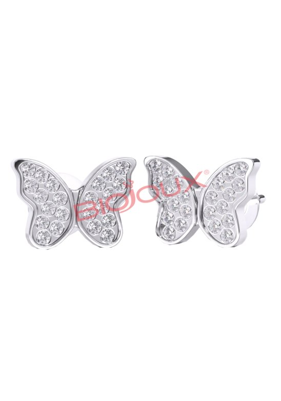 BJT979 BUTTERFLY CRYSTALS 10MM