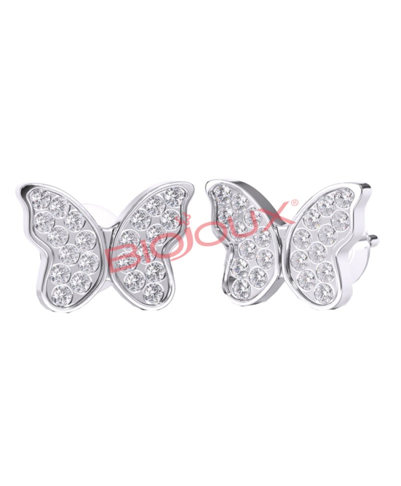 BJT979 BUTTERFLY CRYSTALS 10MM