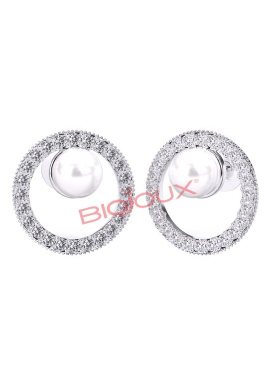 BJT985 ORECCHINI PEARL CRYSTAL