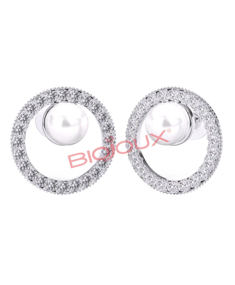 BJT985 ORECCHINI PEARL CRYSTAL