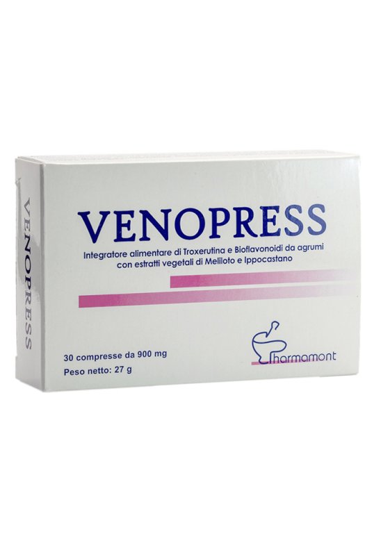 VENOPRESS 30CPR PHARMAMONT VENOPRESS 30CPR PHARMAMONT