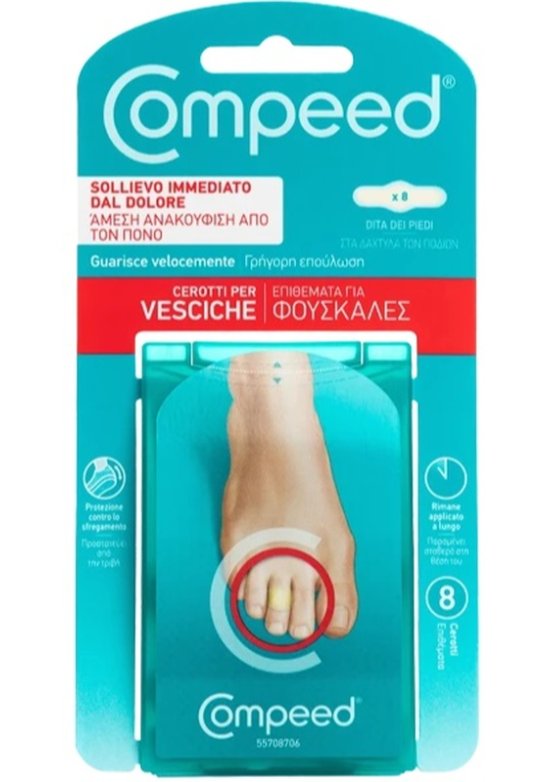 COMPEED VESCICHE DITA PIED 8PZ