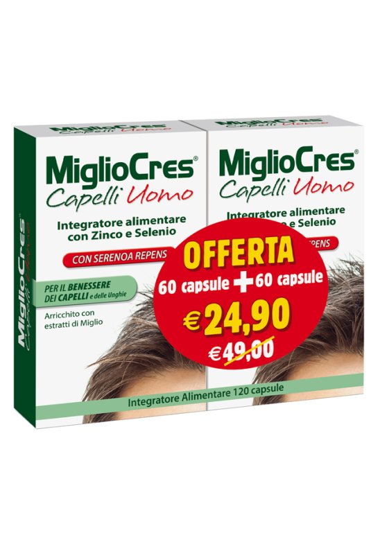 MIGLIOCRES UOMO 60+60 Capsule PROMO