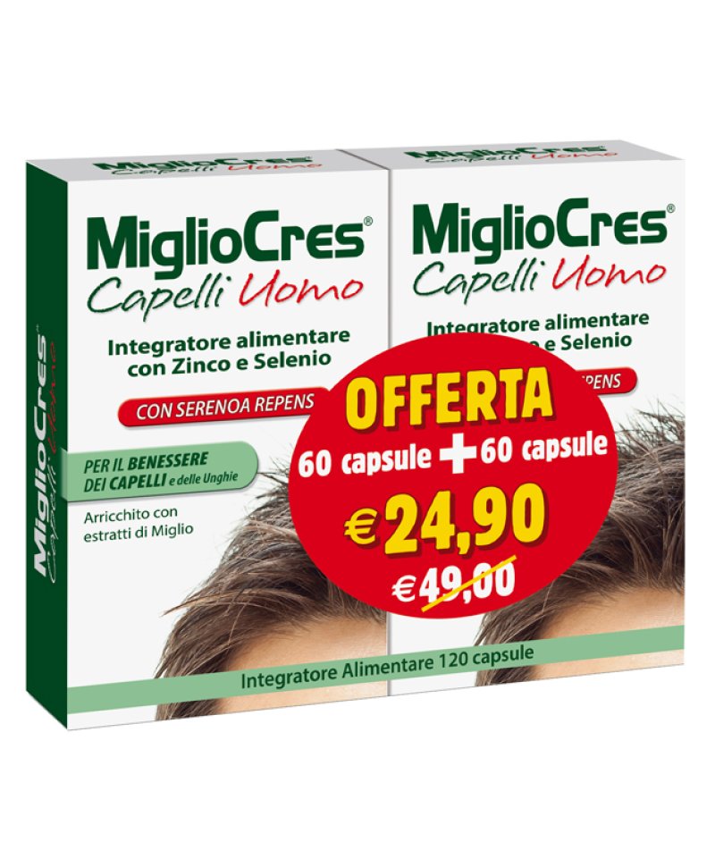 MIGLIOCRES UOMO 60+60 Capsule PROMO