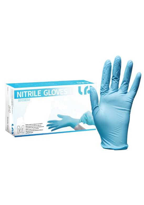 GUANTI NITRILE AZZ S/POLV XL