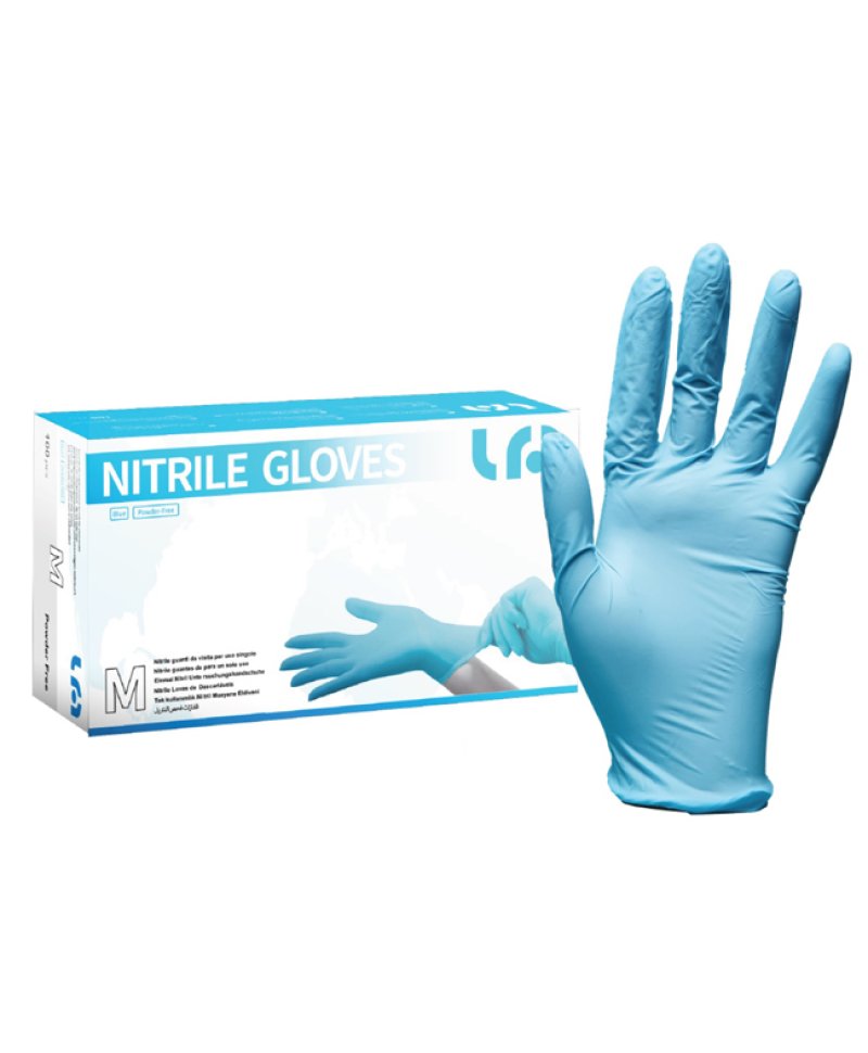 GUANTI NITRILE AZZ S/POLV XL