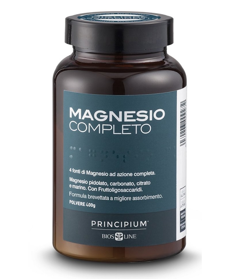 PRINCIPIUM MAGNESIO COMPLETO 400g magnesio da 4 fonti diverse