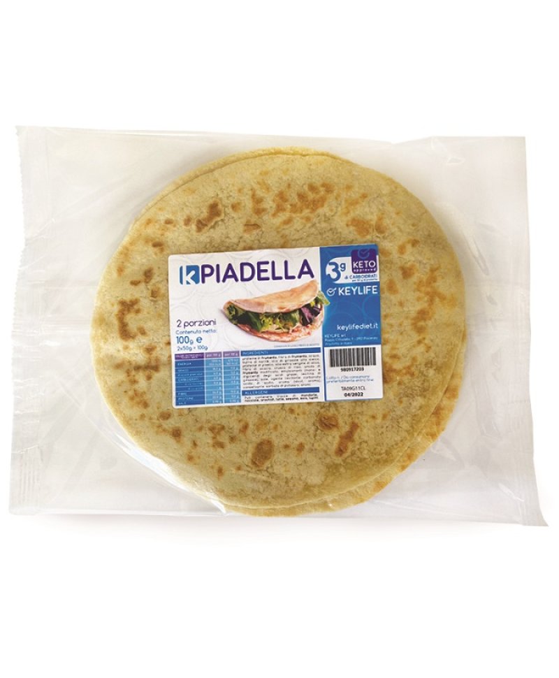 KEYLIFE KPIADELLA 2 pezzi DA 50 G piadina