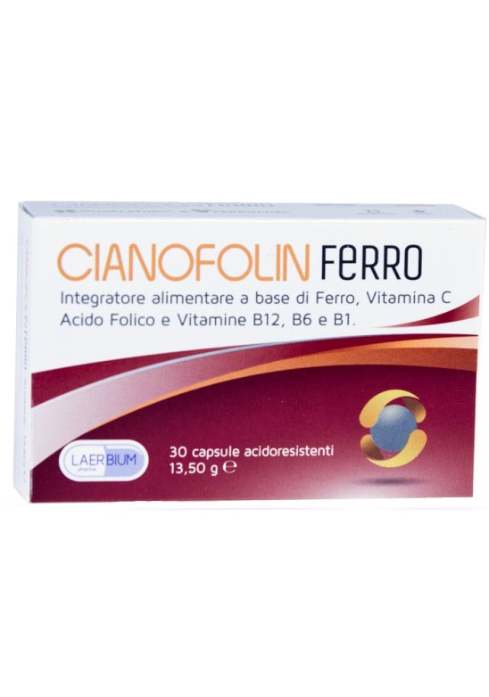 CIANOFOLIN FERRO 30 Capsule