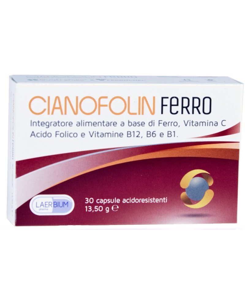 CIANOFOLIN FERRO 30 Capsule