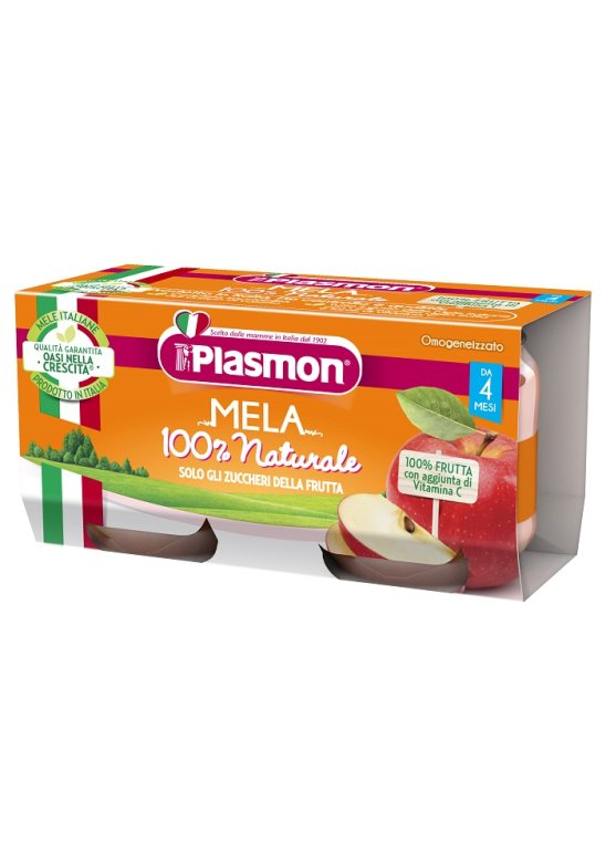 OMOG PLASMON MELA 2X80GR S/G