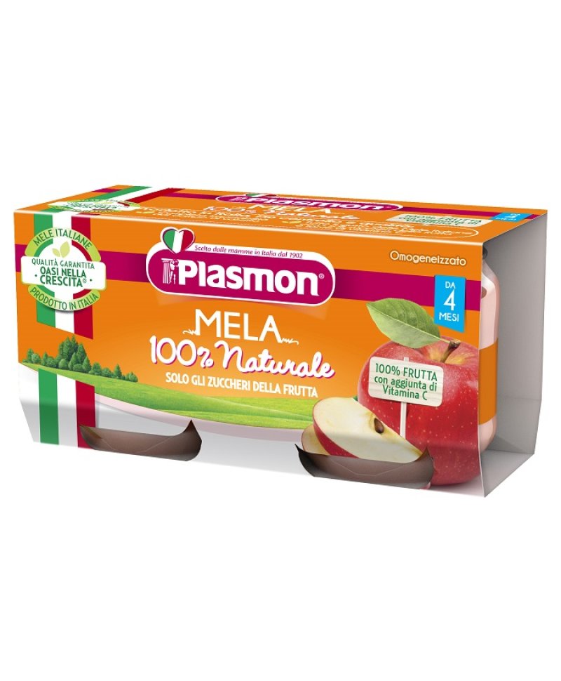 OMOG PLASMON MELA 2X80GR S/G