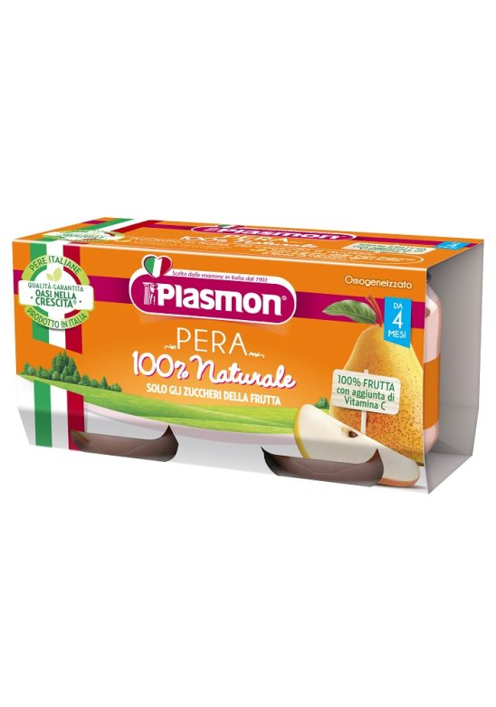 OMOG PLASMON PERA 2X80GR 4M+ S/G