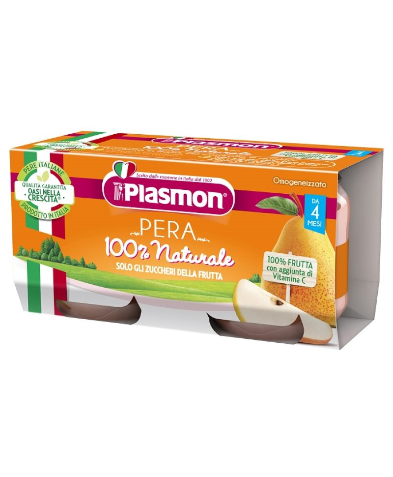 OMOG PLASMON PERA 2X80GR 4M+ S/G