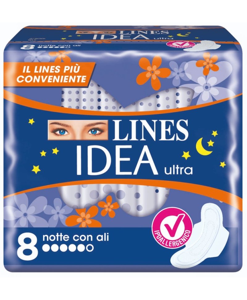 LINES IDEA ULTRA NOTTE ALI 8PZ