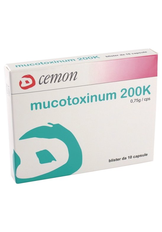 MUCOTOXINUM 200K 10 Capsule