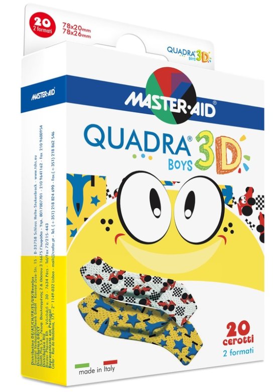 CER QUADRA 3D BOYS 20PZ ASSORT