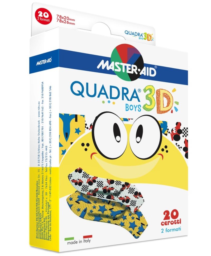 CER QUADRA 3D BOYS 20PZ ASSORT