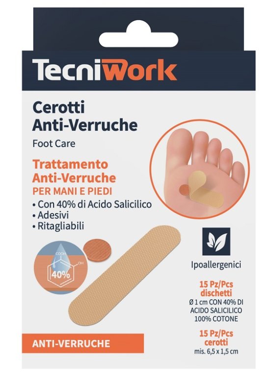 CEROTTI ANTIVERRUCHE PIED15+15