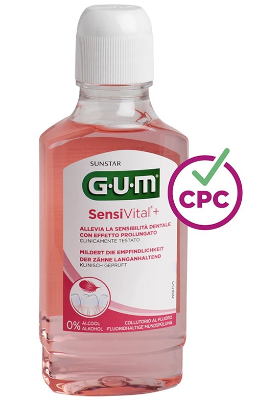 GUM SENSIVITAL+COLLU300ML 6081