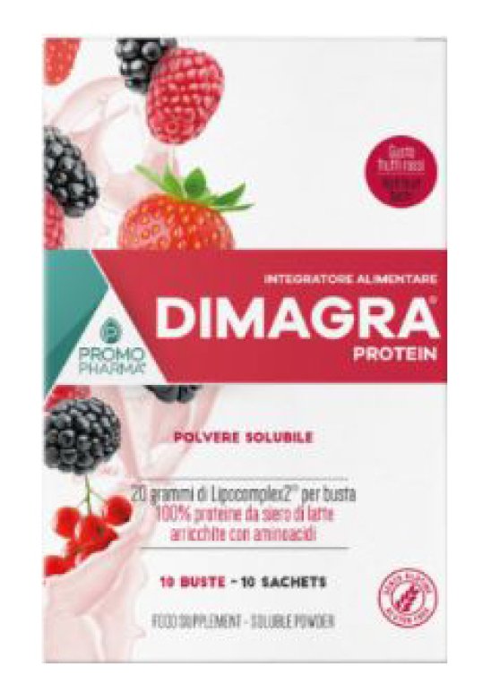 DIMAGRA PROTEIN RED FRU 10BUST