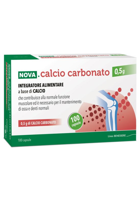 NOVA CALCIO CARBON 0,5G 100 Capsule