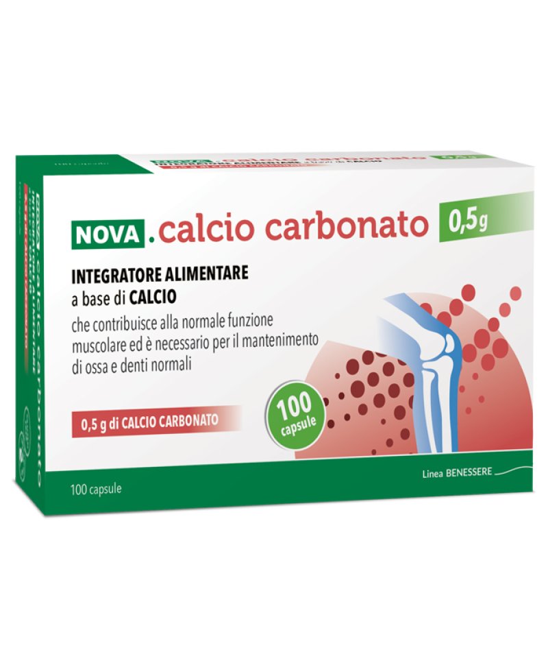 NOVA CALCIO CARBON 0,5G 100 Capsule