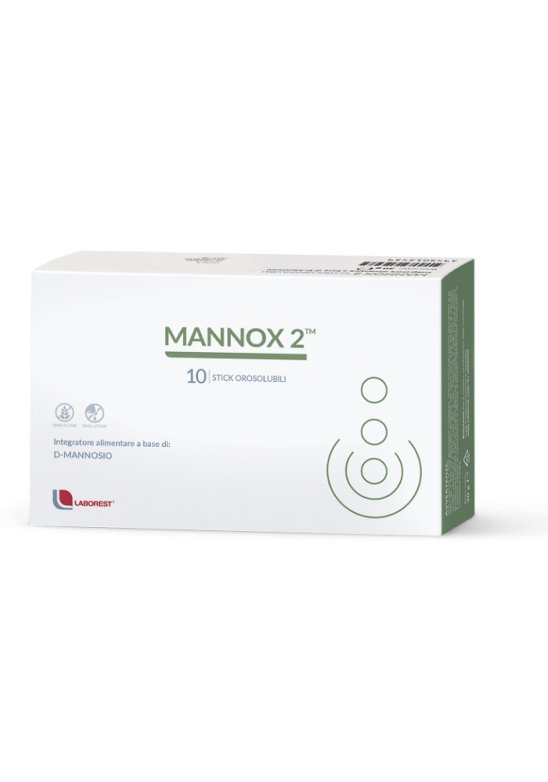 MANNOX 2 TM 10 STICK OROSOLUBILI con D-mannosio