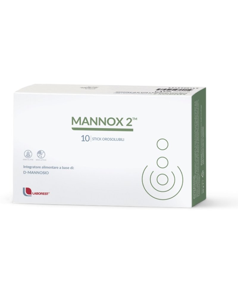 MANNOX 2 TM 10 STICK OROSOLUBILI con D-mannosio