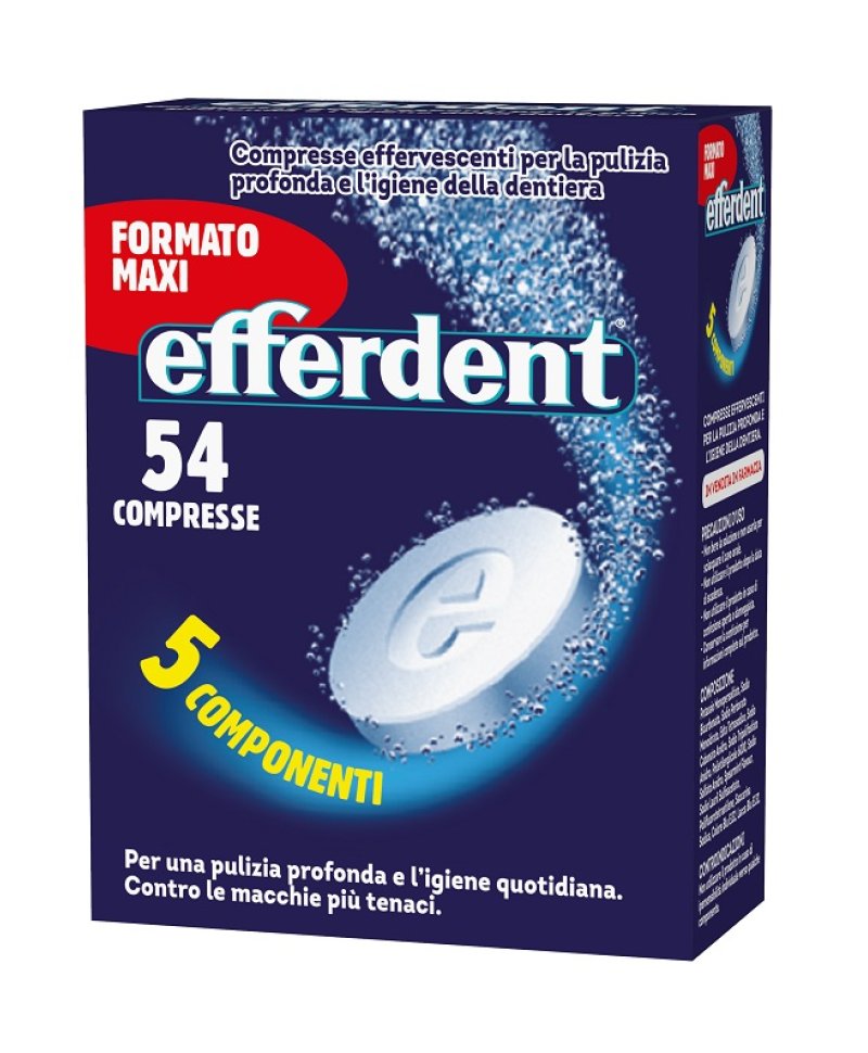 EFFERDENT 54 Compresse EFFERVESCENTI