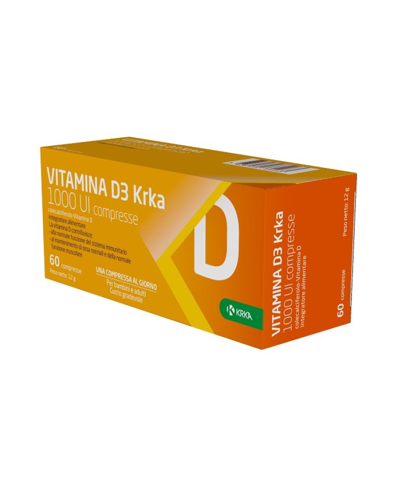 VITAMINA D3 KRKA 1000 UI 60 Compresse