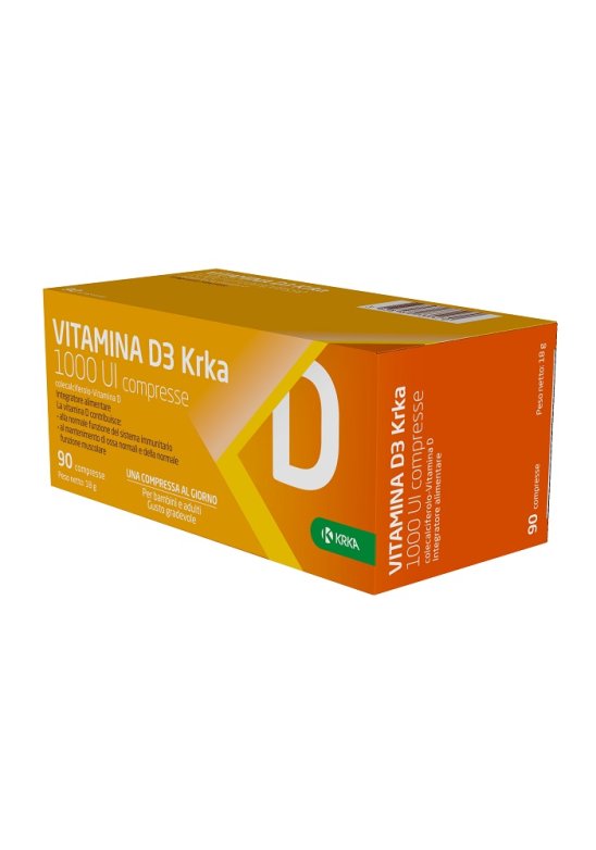 VITAMINA D3 KRKA 1000 UI 90CPR