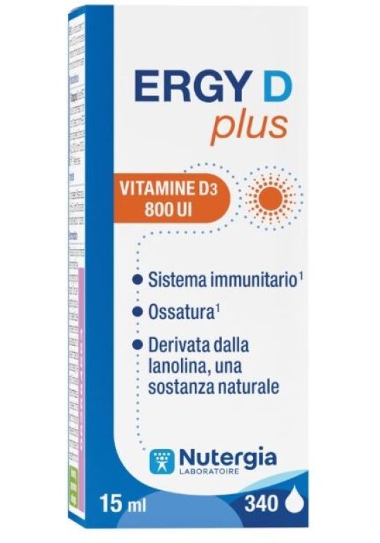 ERGY D PLUS GTT 15ML(VIT D3 800U