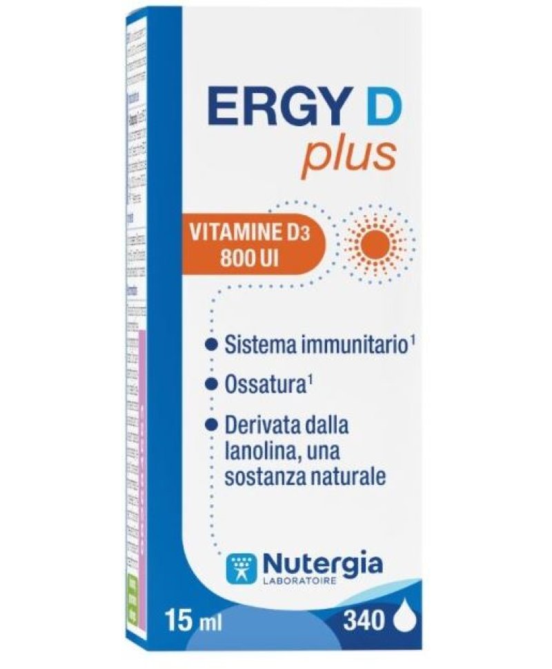 ERGY D PLUS GTT 15ML(VIT D3 800U