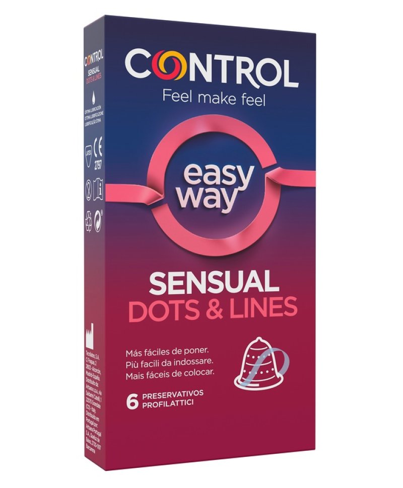 CONTROL SENSUAL DOTS&L EW 6PZ