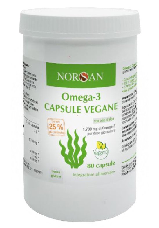 NORSAN OMEGA 3 VEGANO 80CPS S/G(