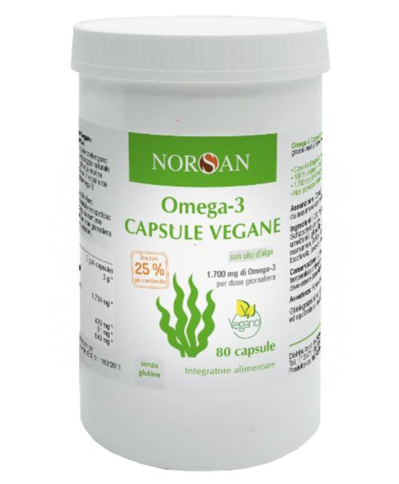 NORSAN OMEGA 3 VEGANO 80CPS S/G(