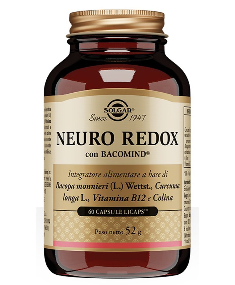 SOLGAR NEURO REDOX 60CPS VEG