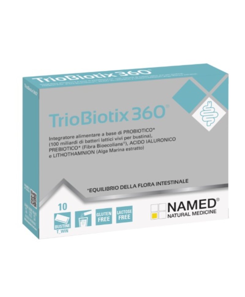 TRIOBIOTIX360 10 BUSTE Fermenti lattici prebiotici e probiotici