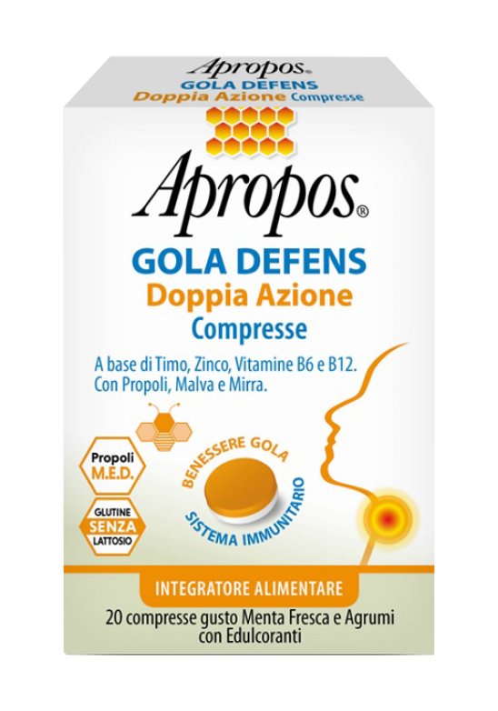 APROPOS GOLA DEFENS DOPP 20 Compresse