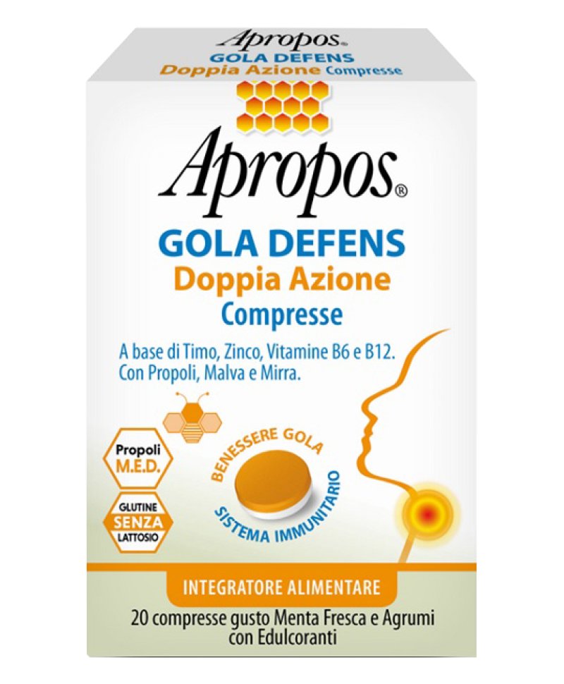 APROPOS GOLA DEFENS DOPP 20 Compresse