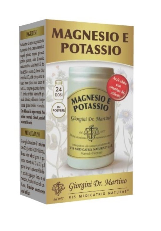 MAGNESIO E POTASSIO POLV 180G